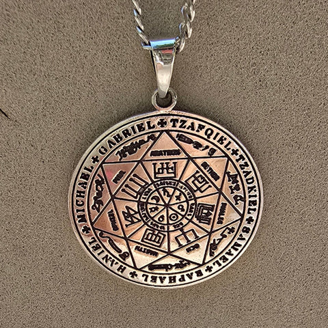 Pendant Sterling Silver Seal of the Seven Archangels