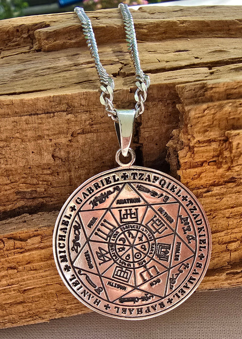 Pendant Sterling Silver Seal of the Seven Archangels