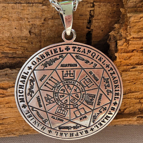 Pendant Sterling Silver Seal of the Seven Archangels