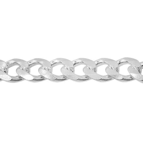 6.7mm Curb Sterling Silver Chain C180 Man 2