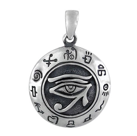 Pendant Sterling Silver Egyptian Eye