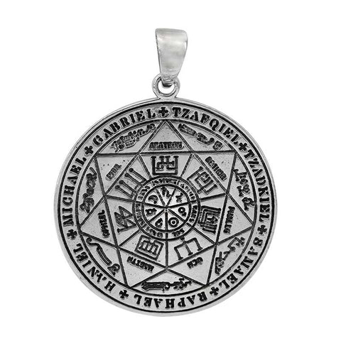 Pendant Sterling Silver Seal of the Seven Archangels