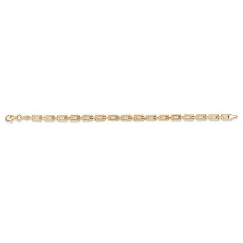 Bracelet 10K Solid Gold Chunky Anchor Link Chain 4