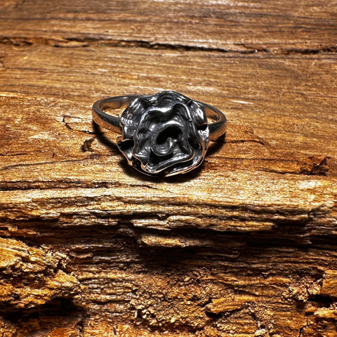 Ring Sterling Silver, Blooming Rose