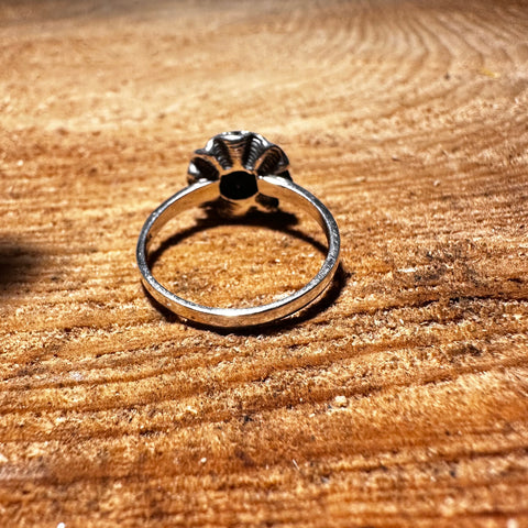 Ring Sterling Silver, Blooming Rose