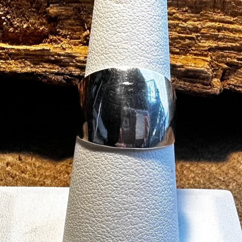 4 Sterling Silver ring Dome shape signet ring 14mm