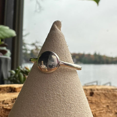 7 Ring Sterling Silver Lunar Band