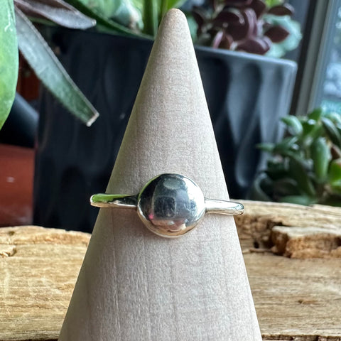 8 Ring Sterling Silver Lunar Band