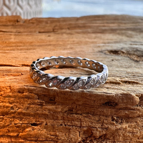 Ring Sterling Silver, Eternity