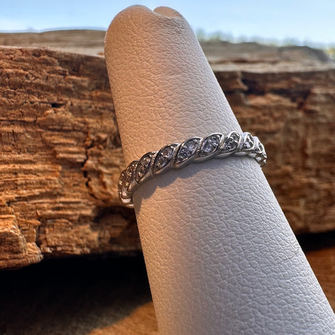 Ring Sterling Silver, Eternity