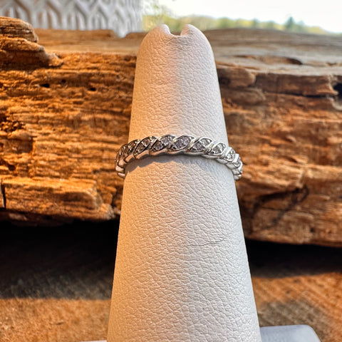 Ring Sterling Silver, Eternity
