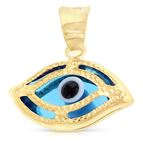  Pendant THALIA Guardian Solid Gold 10K Captivating Evil Eye