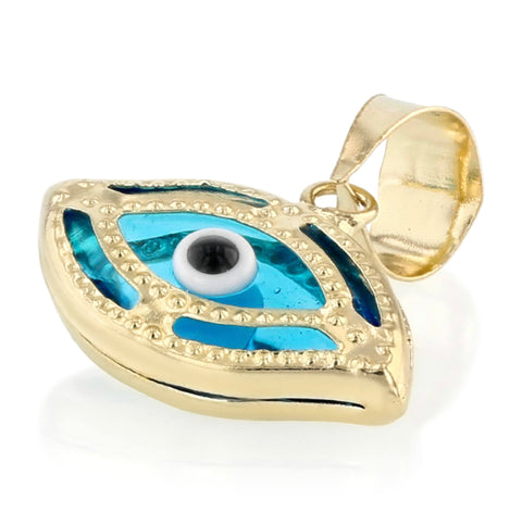 Pendant THALIA Guardian Solid Gold 10K Captivating Evil Eye