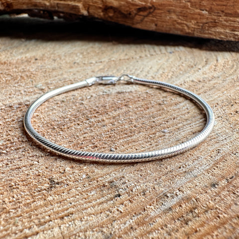 2 Bracelet MAGIC SERPENT Sterling Silver 2.3mm Magic Snake Chain