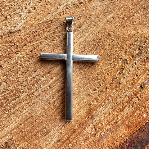 Pendant CROSS Sterling Silver Diamond-Cut: 26x39mm