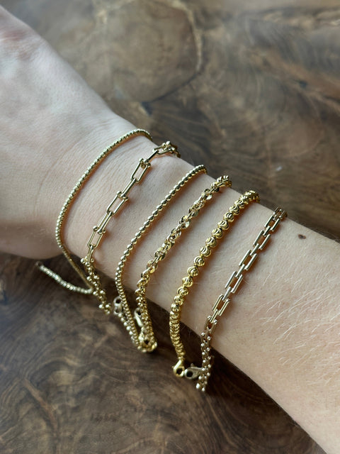 Bracelet ULTRAVIA 10K Gold  U-Link Hardware: 8"