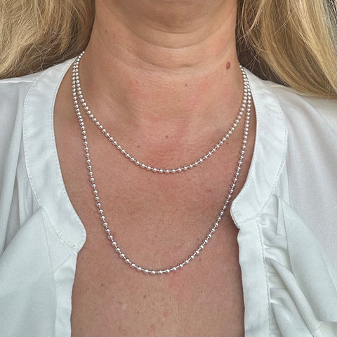 Chain PALOMA Sterling Silver 3mm Bead