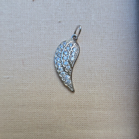 Pendants Sterling Silver Angel Wing Zirconia f