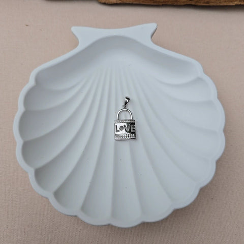 4 Pendant Sterling Silver love lock