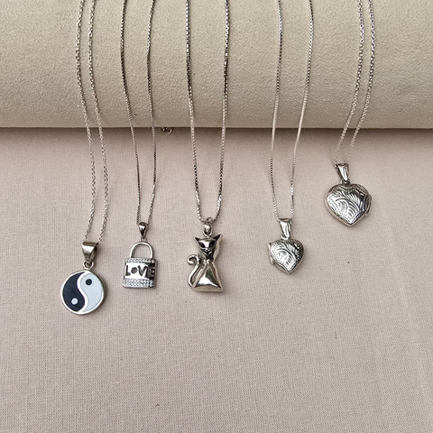 7 Pendant Sterling Silver love lock