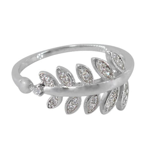 Ring Sterling Silver, leaf