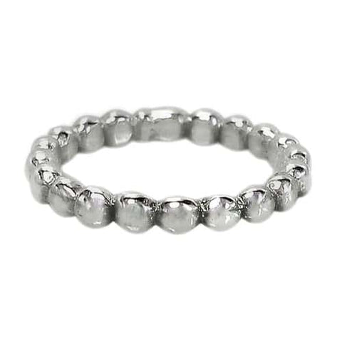 Ring Sterling Silver, bubbled band