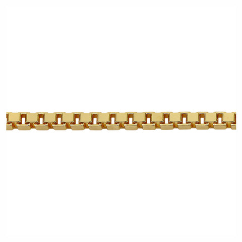 Box Solid Gold 10K 0.6mm 2