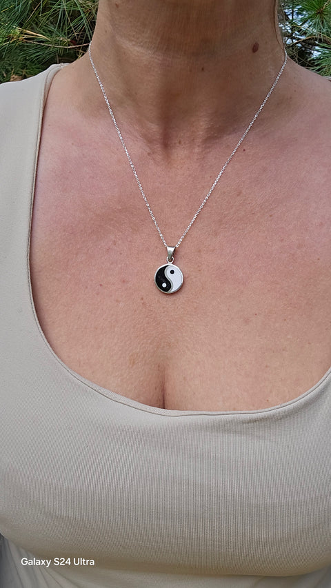 Pendant Sterling Silver, Yin Yang