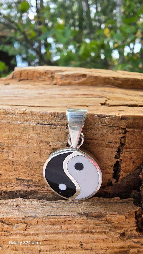 Pendant Sterling Silver, Yin Yang