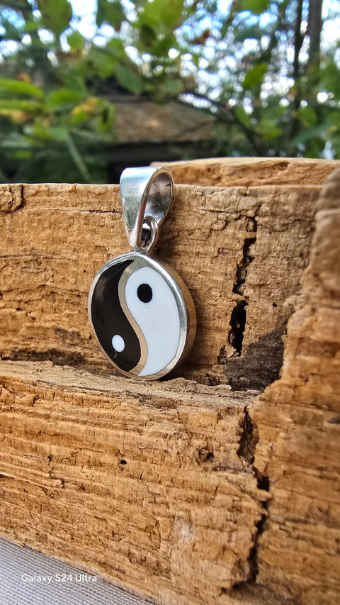 Pendant Sterling Silver, Yin Yang