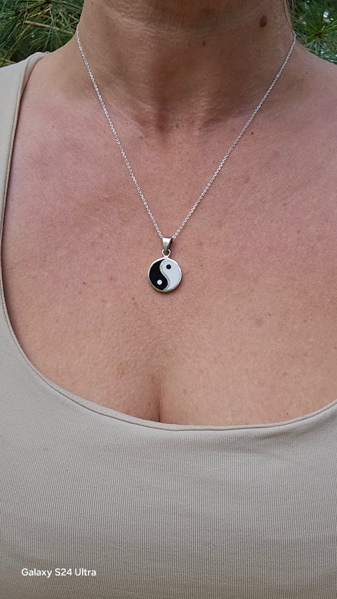 Pendant Sterling Silver, Yin Yang