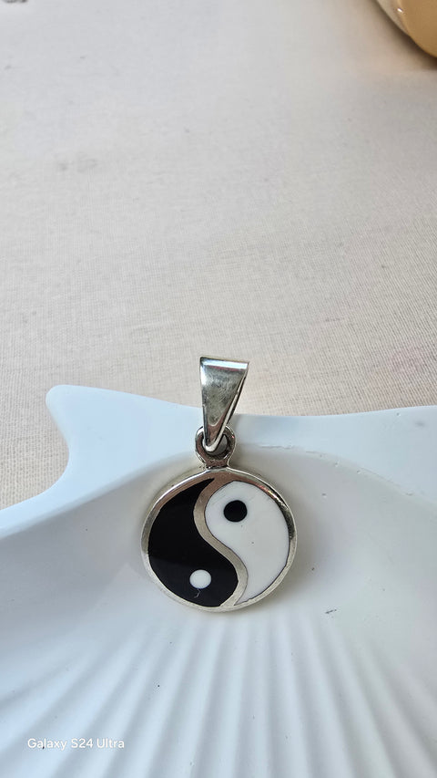 Pendant Sterling Silver, Yin Yang