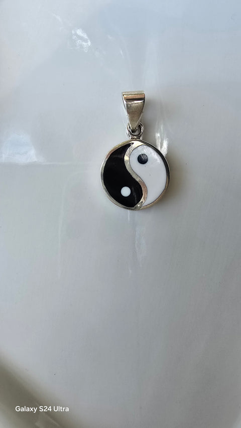 Pendant Sterling Silver, Yin Yang