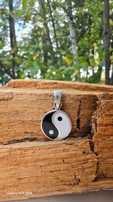 Pendant Sterling Silver, Yin Yang
