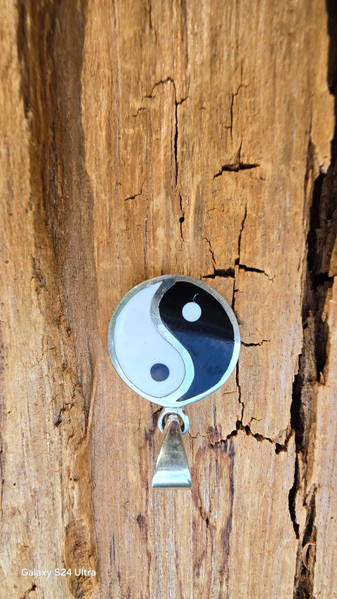 Pendant Sterling Silver, Yin Yang