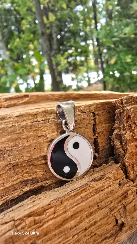 Pendant Sterling Silver, Yin Yang