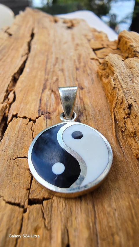 Pendant Sterling Silver, Yin Yang