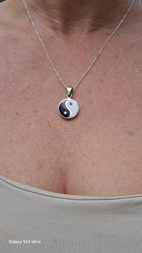 Pendant Sterling Silver, Yin Yang