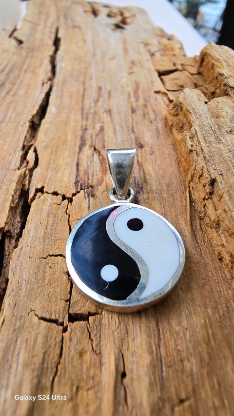 Pendant Sterling Silver, Yin Yang