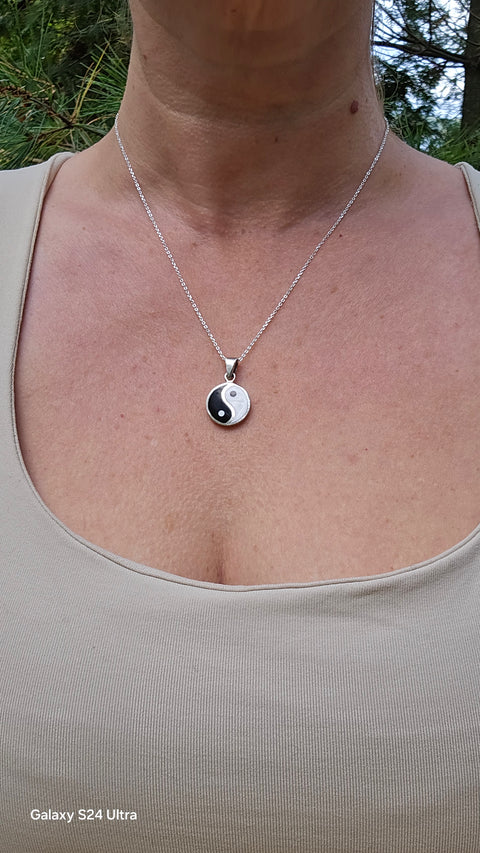 Pendant Sterling Silver, Yin Yang