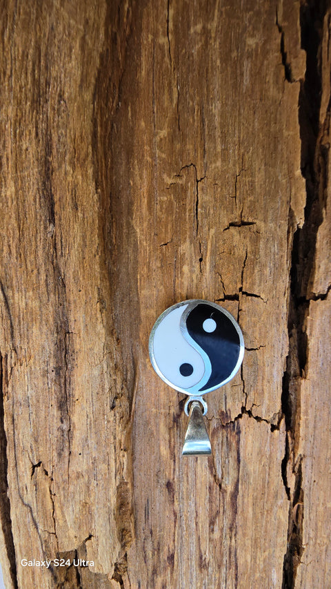 Pendant Sterling Silver, Yin Yang
