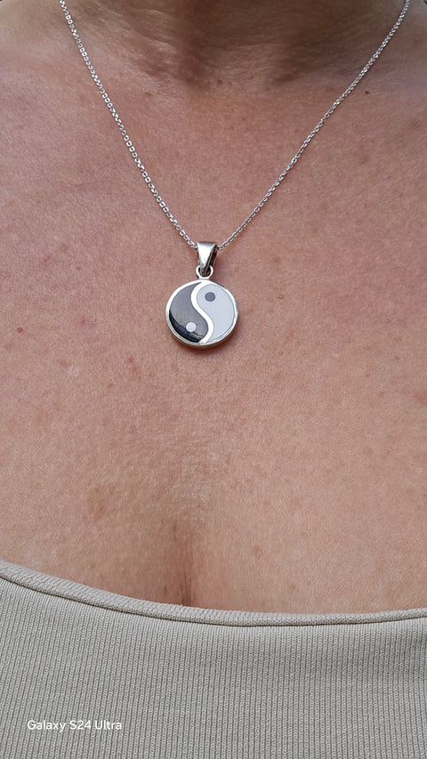 Pendant Sterling Silver, Yin Yang