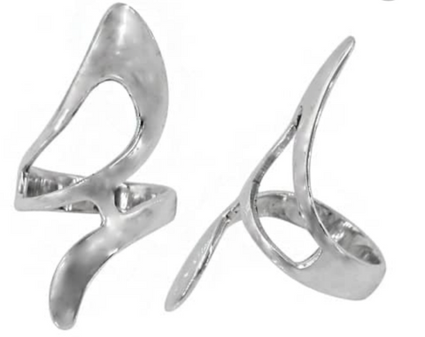 Sterling Silver rings  long ring 44mm length