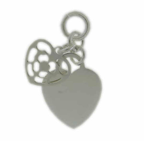 Charm Sterling Silver, Heart