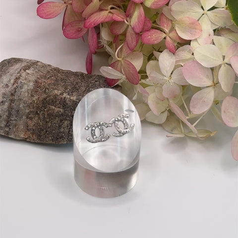 Stud Earrings with zirconia