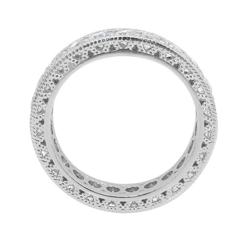 Ring Sterling Silver zirconia band