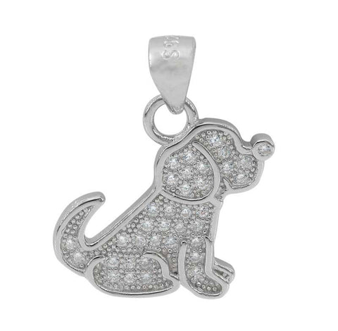 Pendant Sterling Silver, Dog