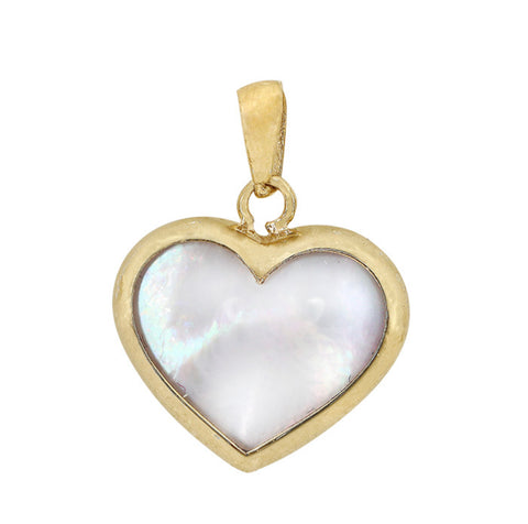 Pendant 10K solid gold, heart
