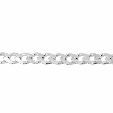 Anklet Sterling Silver, curb link 2.1mm