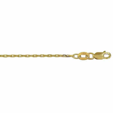 1.55mm ANCHOR Solid Chain Gold 10K